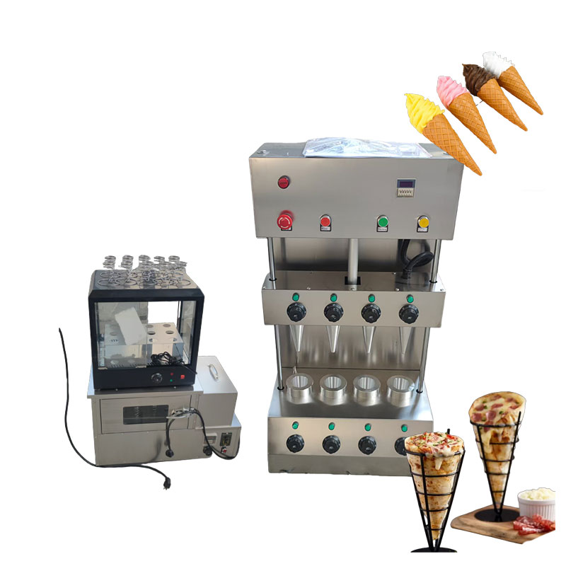 Waffle Cone Maker - 業務用シュガーウェーファー焼き型アイスクリームモールドメーカーマシンミニワッフルコーンマシン ピザコーン製造機