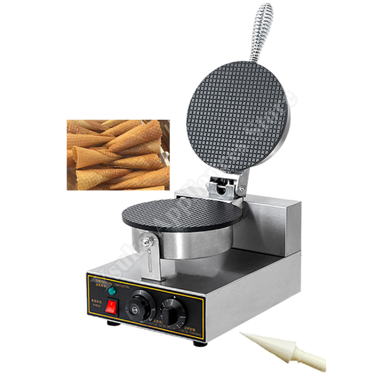 Waffle Cone Maker - クリスピーアイスクリームコーンメーカー業務用アイスクリームワッフルコーンマシンウエハースビスケットマシン自動エッグロール製造機