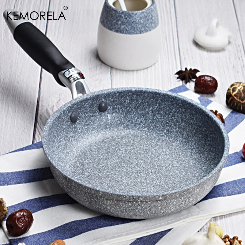 Mini Pancake Griddle - 耐久性のある石焦げ付き防止フライパン、大麦のフライパン、誘導調理器鍋、パンケーキ卵、ガスストーブ、家庭用中華鍋、28 cm、26 cm、24 cm、20cm