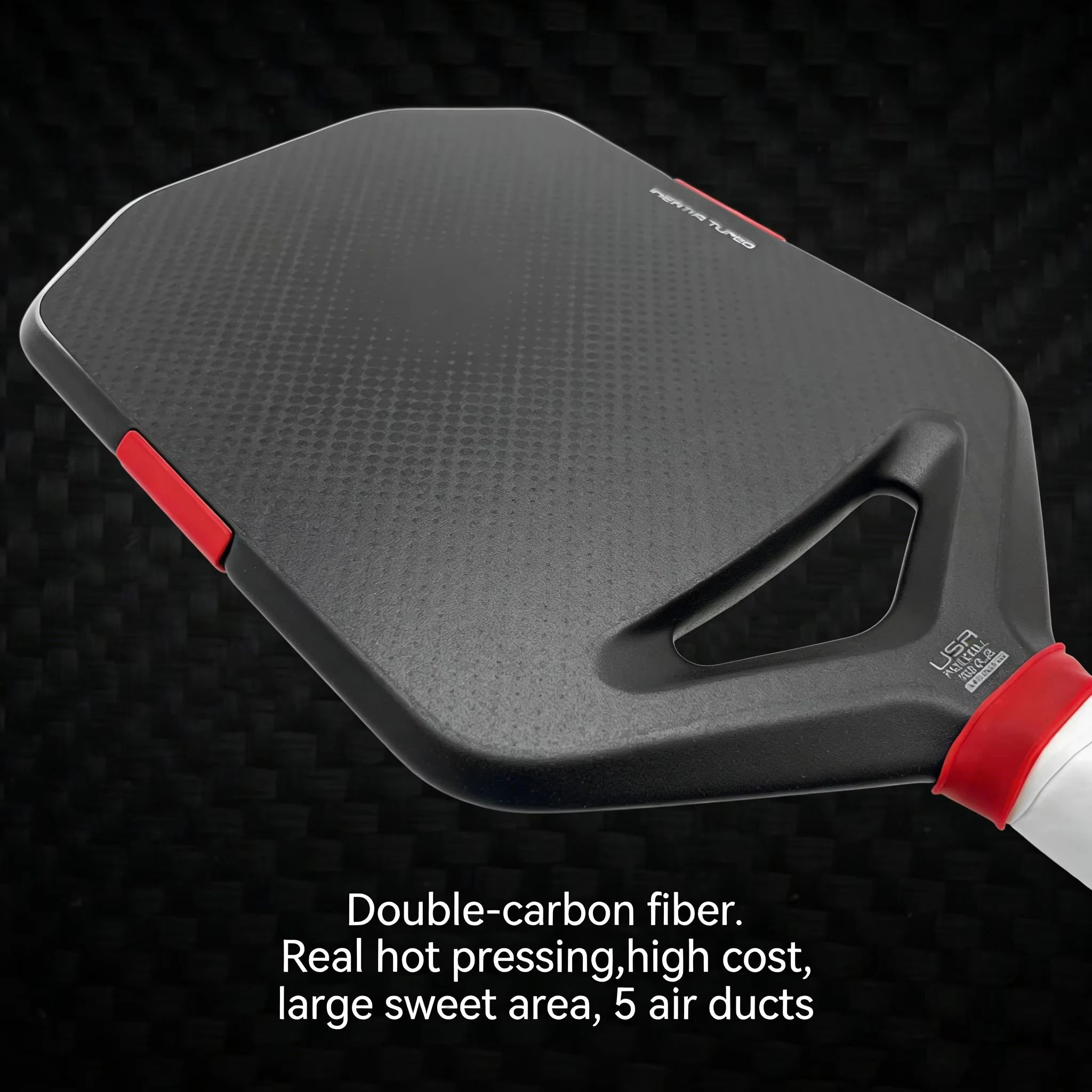 プレミアムトーナメントピクルボールパドル T700 多層カー - Crepe Pan Carbon のレビューと価格