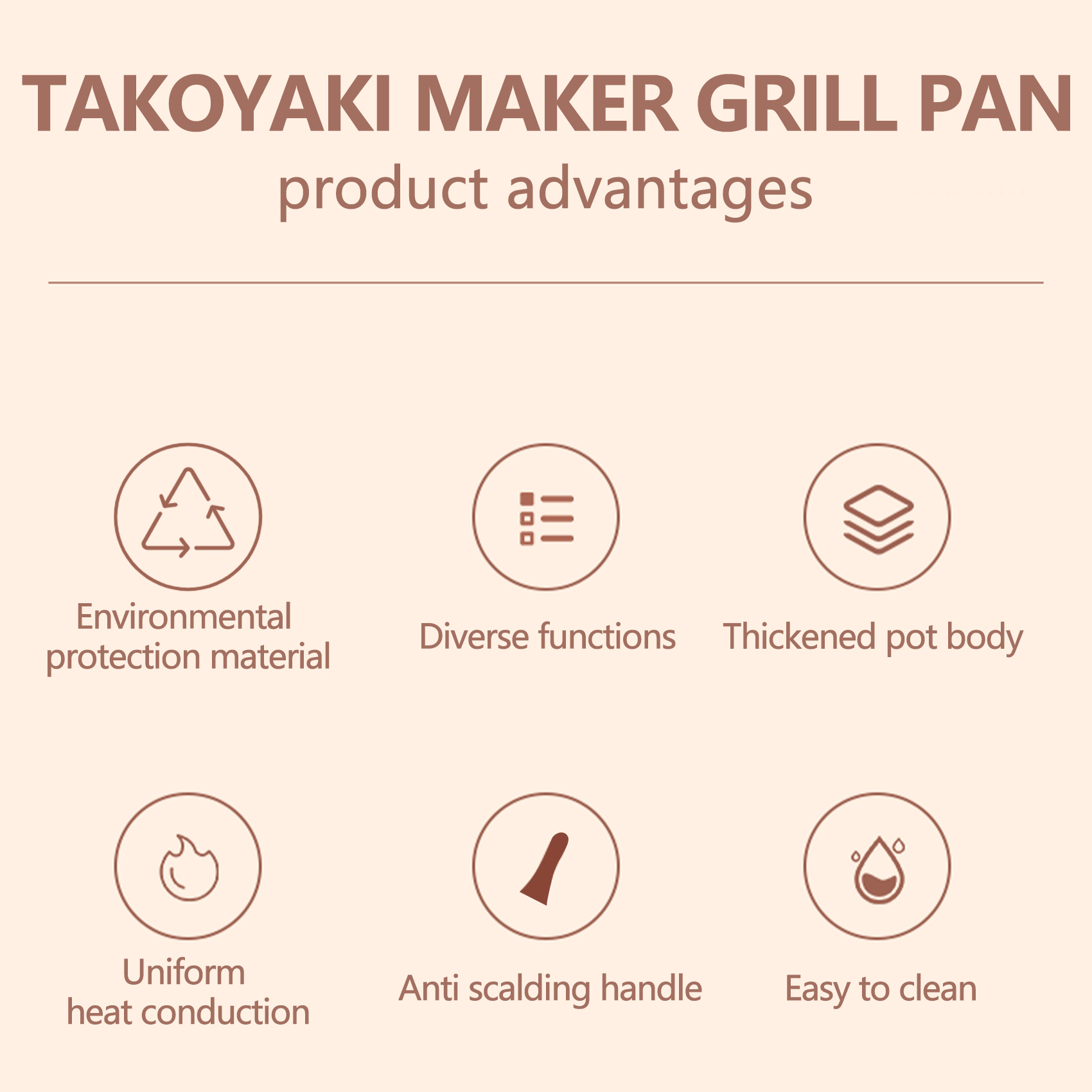 16穴アルミ製たこ焼き器グリルパン、タコ焼きプレート、家庭用 - Takoyaki Grill Plate のレビューと価格