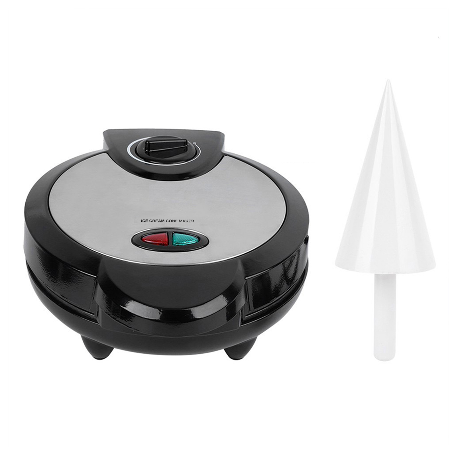 1200W ワッフルメーカー ノンスティックベーキングアイロ - Waffle Cone Maker のレビューと価格