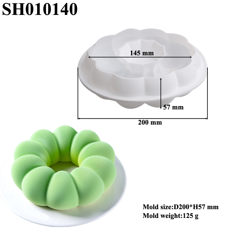 1または6個の花びら型ドーナツデザインムースケーキ型フレンチ - Donut Mold Silicone のレビューと価格