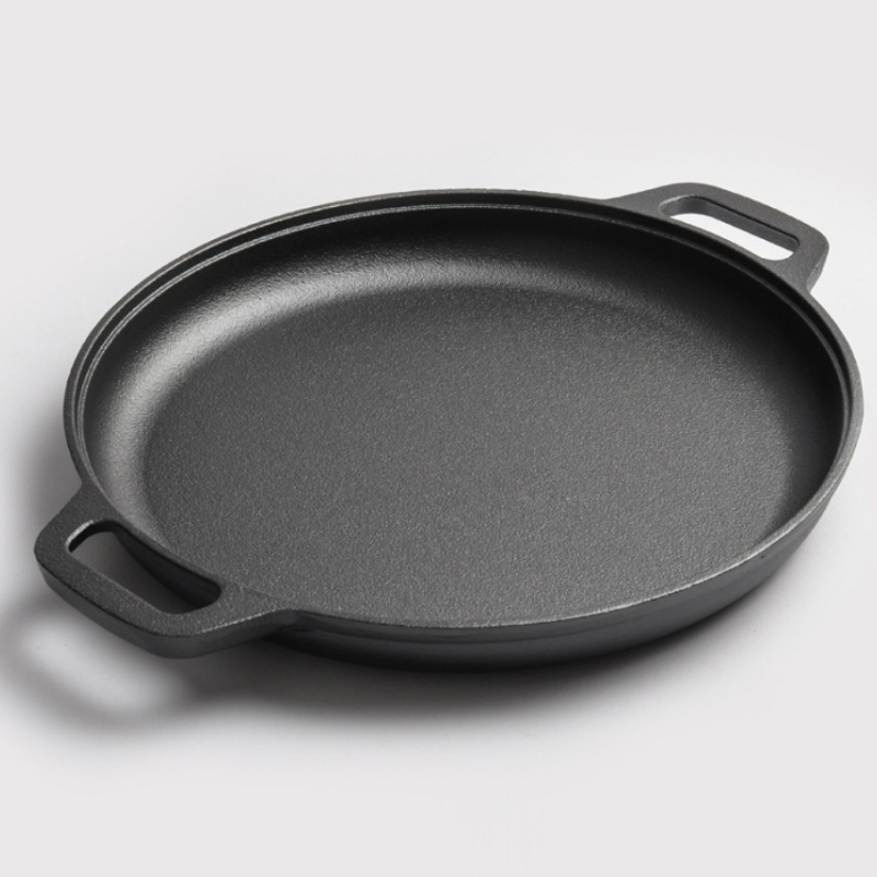 JUSTINLAU ダブルイヤーフライパン 鋳鉄製卵ステーキ - Mini Pancake Griddle のレビューと価格