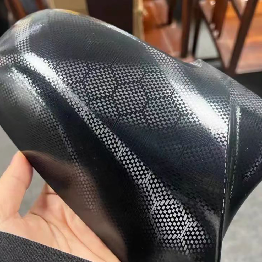 ダイヤモンド鍛造カーボンファイバーステッカーハニカムビニール - Crepe Pan Carbon のレビューと価格