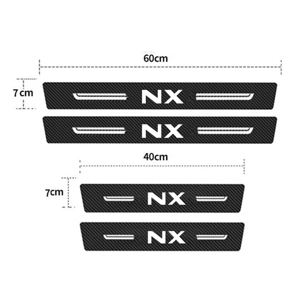 Lexus nxロゴ用のカーボンファイバー製カードアプレート - Crepe Pan Carbon のレビューと価格