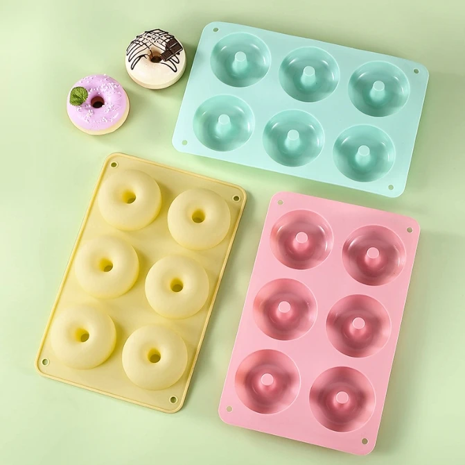 多穴耐熱シリコンドーナツ型 再利用可能 ノンスティックベーキ - Donut Mold Silicone のレビューと価格