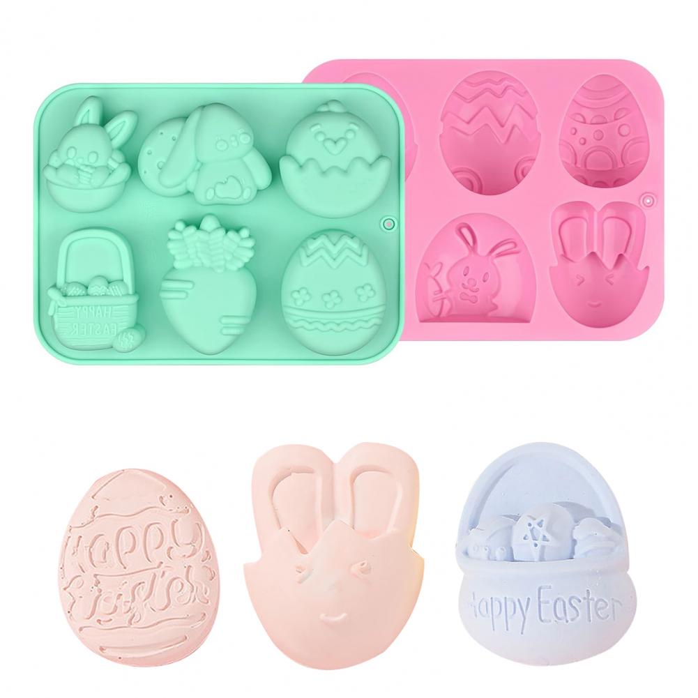 バニーチョコレート型 4個入り バニー型シリコンチョコレート - Bunny Cake Mold のレビューと価格