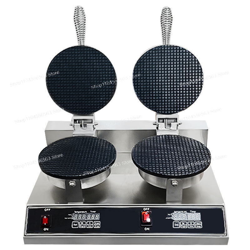220V アイスクリームコーン＆ワッフルメーカー 家庭用DI - Waffle Cone Maker のレビューと価格
