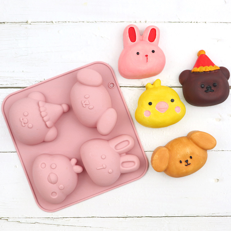 犬チョコレートケーキベーキングモールド漫画動物ペットおやつム - Bunny Cake Mold のレビューと価格